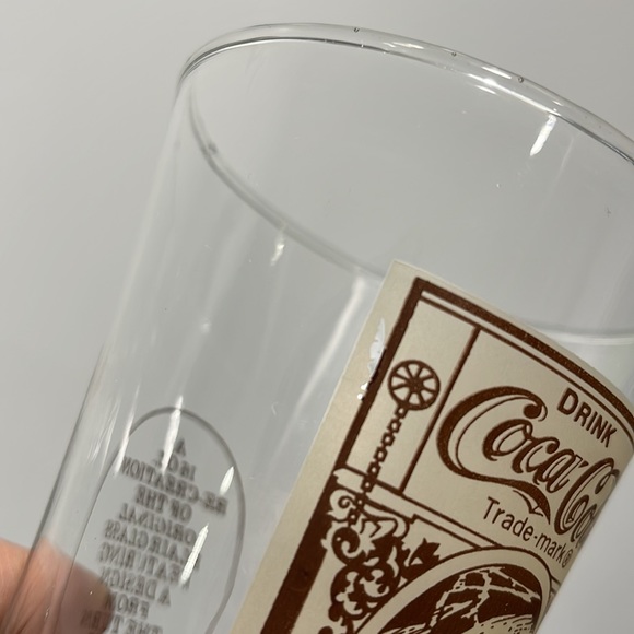 Coca Cola Glasses 16oz Victorian Lady Archives Coca Cola Company advertising - Picture 10 of 14